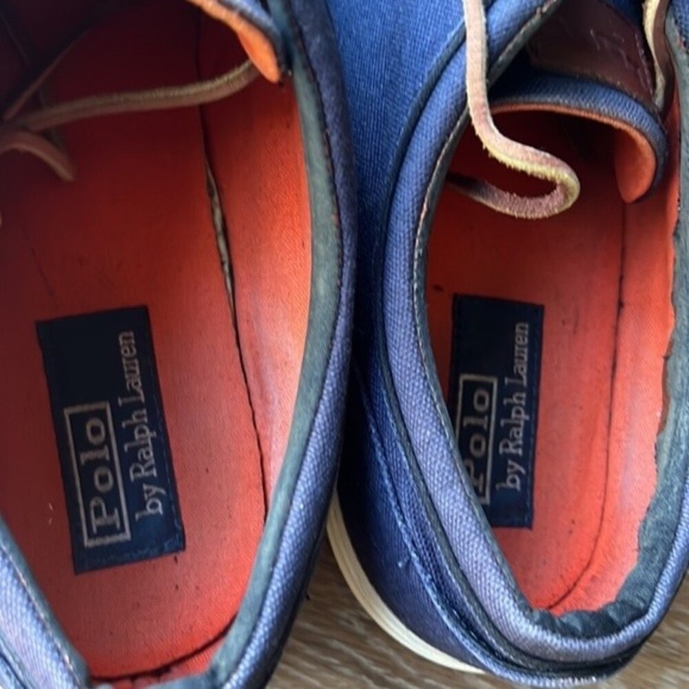 Men’s POLO RALPH LAUREN FaxonLow Fashion Sneaker‎ sz 14D - Picture 5 of 9